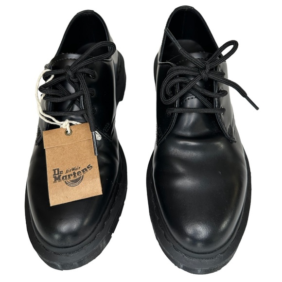 Dr. Martens Mono Smooth Leather Unisex Shoes - Women’s: US 9 - Men’s: US 8 - Picture 3 of 17